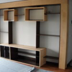 4 Mueble de salón en madera y acero corten 150x150 - Trabajos en acero corten